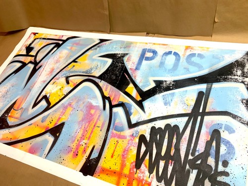 SEEN Original Graffiti CANVAS Wid Style Raw Richard Mirando Painting Subway - Picture 5 of 9