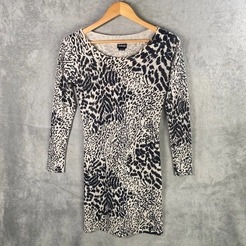 Mini Vestido Vintage Y2k Fredericks of Hollywood Estampado Leopardo Mujer Mediano Fiesta Foto 2 de 4