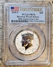 2018-S Reverse Proof Kennedy Half Dollar PCGS PR70 First Strike