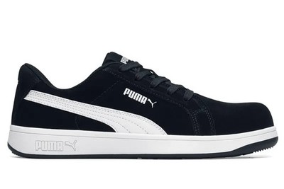 PUMA Safety Iconic Low Composite Toe Work Shoes Men Size 7.5 Black