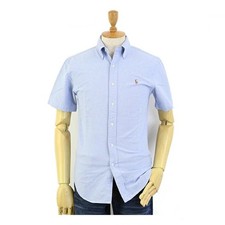 Polo Ralph Lauren Men's Slim Fit Short Sleeve Button-Down Oxford Shirt with Pony