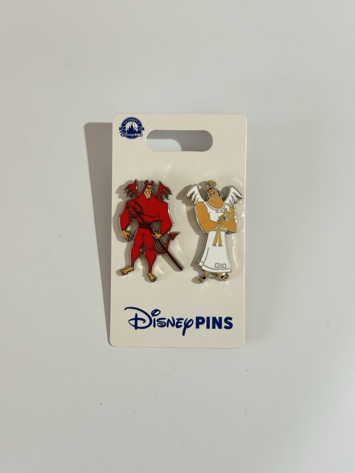 Disney Parks Emperors New Groove Kronk Angel & Devil 2 Pin Set Open Edition