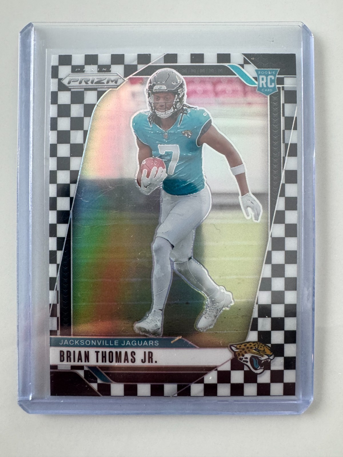 2024 Panini Prizm - Brian Thomas Jr Rookie Black White Checker SSP- #314