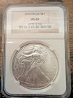 2010 Eagle S$1 MS69 NGC (1 oz silver)
