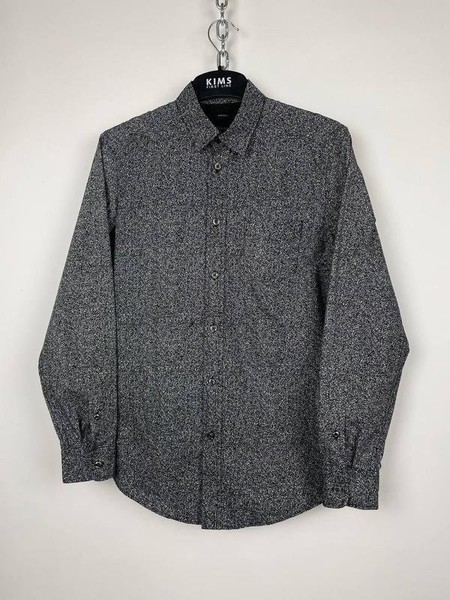 Men Diesel Shirt Grey Cotton 36 / S / 44 #7IJ0