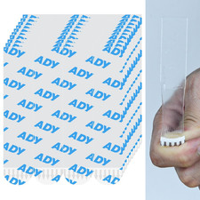 Removable Double Sided Tape Heavy Duty 40 Pack, Clear Picture Hanging Strips Dam