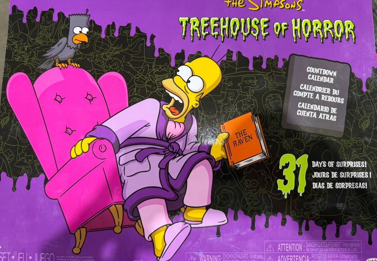 2025 Jakks Pacific Simpsons treehouse of horror Advent
