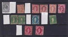 Argentina Used 1864-1867 Rivadavia Issue 11 Stamps Trimmed Perfs
