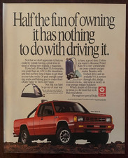 1989 Dodge Power Ram 50 Pickup Truck Vintage Print Ad Red