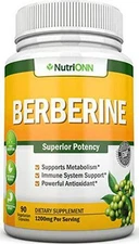 Berberine - 1200Mg Per Serving - 90 Vegetarian Capsules - Pure Berberine HCL -