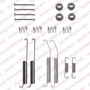 BRAKE DRUM SHOES FITTING KIT REAR DELPHI LY1334 I NEW OE REPLACEMENT - Picture 2 of 5
