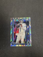 2025 Topps Chrome Football - Cam Ward - Ray Wave Refractor Rookie Card