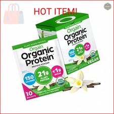 Orgain Organic Vegan Protein Powder, Vanilla Bean - 21g Plant Protein, 5g Prebio