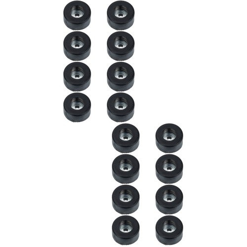 16 Pcs Supple Rubber Speaker Spike Pad Rubber Floor Disc Speaker Base Accessory - Picture 2 of 12