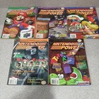 5) Vtg Nintendo Power Magazine Lot Issue Vol 82, 85, 87, 88, 89 W All Posters!