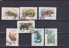 SA03 Madagascar 1994 Prehistoric Animals used stamps