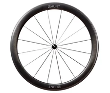 HUNT 50 Aero Wide UD Carbon Spoke Tubeless FRONT Road Wheel 700c EZO Rim QR Race
