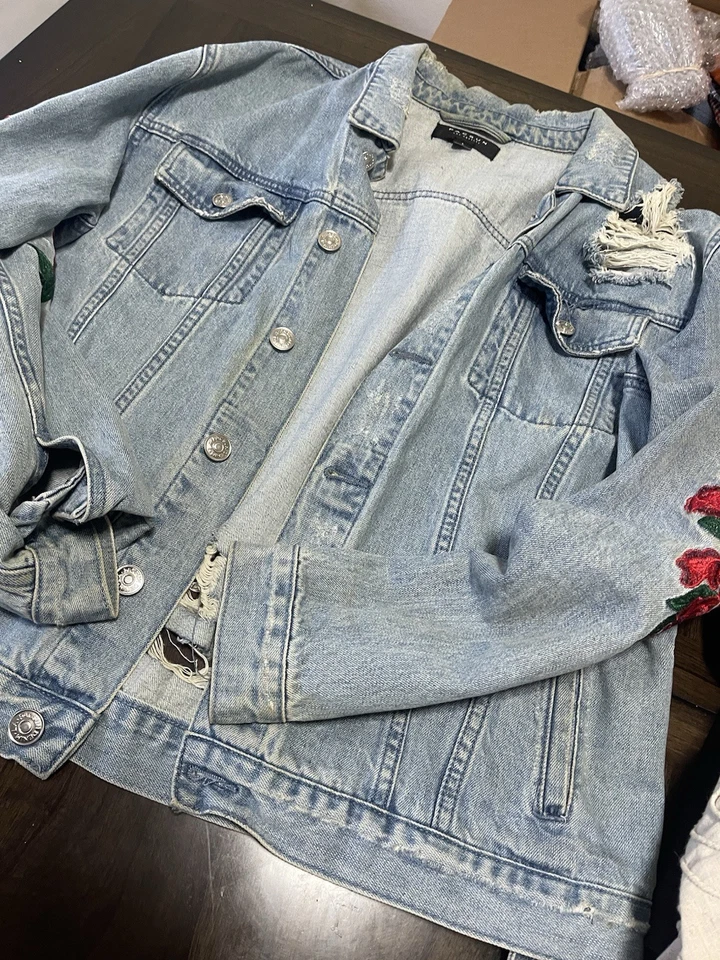 Lote de moda para hombre - Camisa de lino ZARA + Chaquetas de mezclilla PacSun Foto 3 de 4