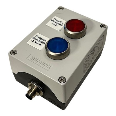 Siemens Command Housing With Two Buttons Siemens 3SU1852-0AA00-0AB1