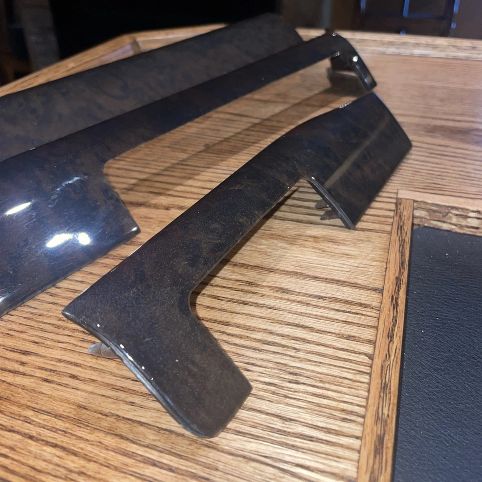 2001-2005 BMW 325i 325xi 330i 330xi painel moldura acabamento fabricante de equipamento original 3 peças  - Imagem 2 de 4