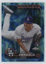 2024 Topps Chrome Update Aqua & Blue Lava Lamp Refractor /175 Ricky Vanasco 14md