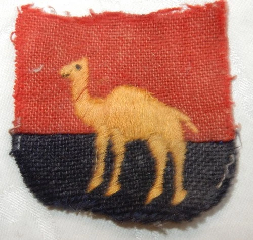 WW2 GHQ MIDDLE EAST LAND FORCES MILITARY FORMATION SIGN PATCH WORLD WAR II