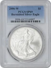 2006-W $1 American Silver Eagle Burnished SP69 PCGS