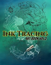 Ink Tracing Art Book Vol. 2: 50 Tattoo-Inspired Designs for
