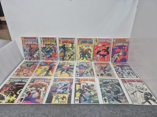Vintage Marvel Peter Parker Spectacular Spider-Man  Comic Book Lot Of 18