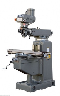 EISEN S-3AB Milling Machine, Boxways, 10x54 Table, 3HP, R8, Free DRO