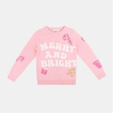 Sports Direct Star Xmas Jumper Women’s In Pink Colour Size Medium