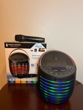 Singing Machine SMC2020 SingCast Home Stage Karaoke System Bluetooth TESTED