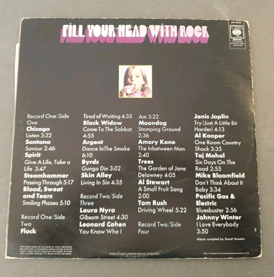 Various Fill Your Head With Rock 2 x Vinyl, LP, Sampler  SPR 39/40 - Image 3 of 3