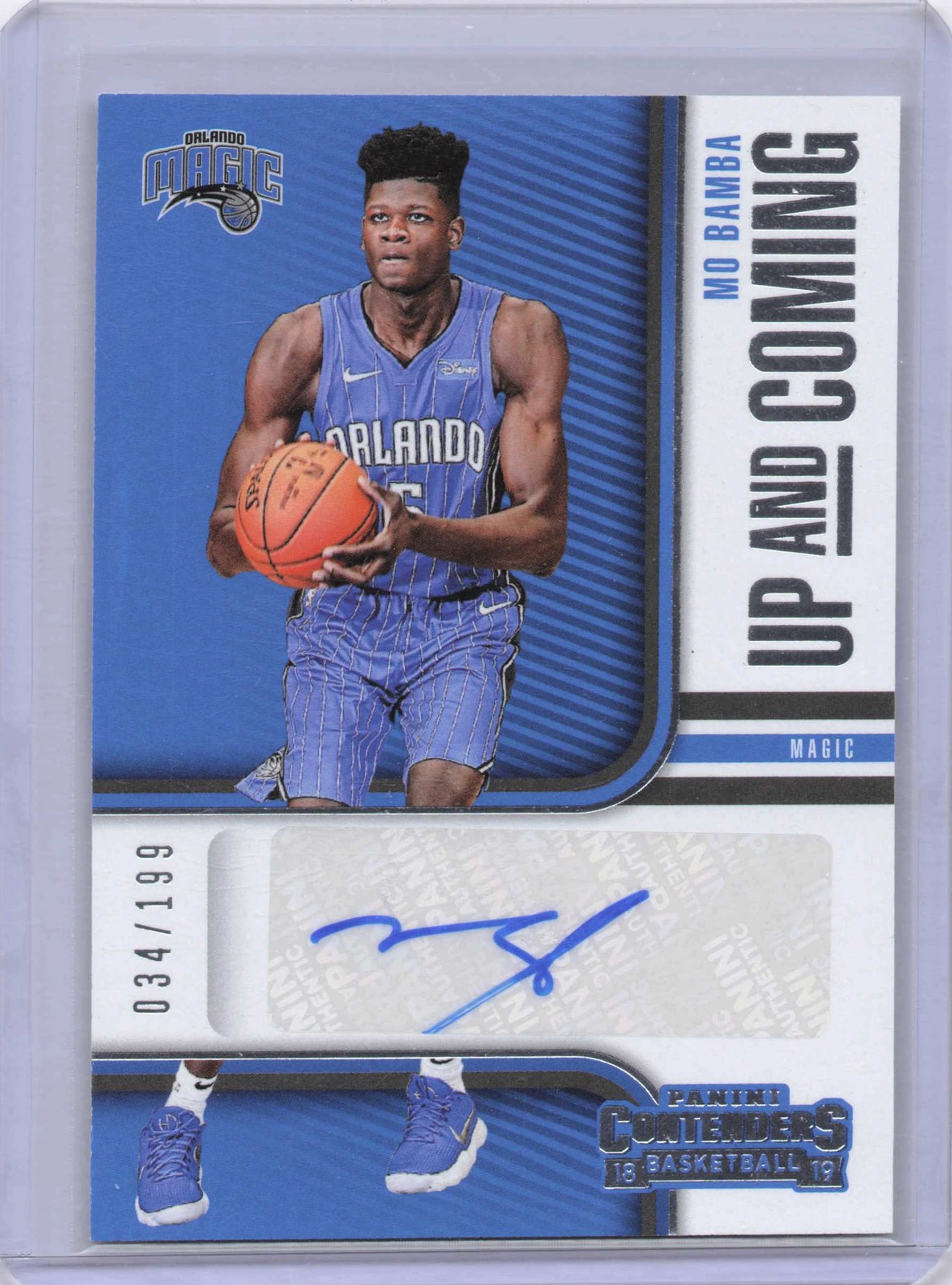 2018-19 Panini Contenders #UC-MBB Mo Bamba Up and Coming Autographs #/199