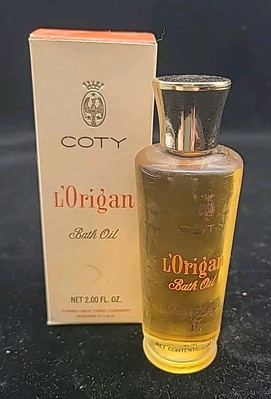 L'Origan Perfumed Scented Bath Oil 2.0 Oz. By Coty. Vintage. NIB 