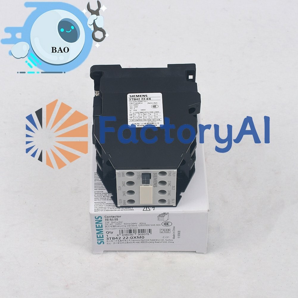 NEW Siemens 3TB42 22E AC Contactor 3TB42 22-0XM0 AC 220V