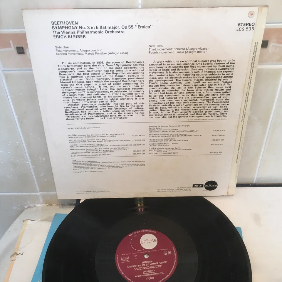 Mendelssohn - Elijah - Josef Krips - Choruses - London Philharmonic ECS 532 - Image 2 of 2