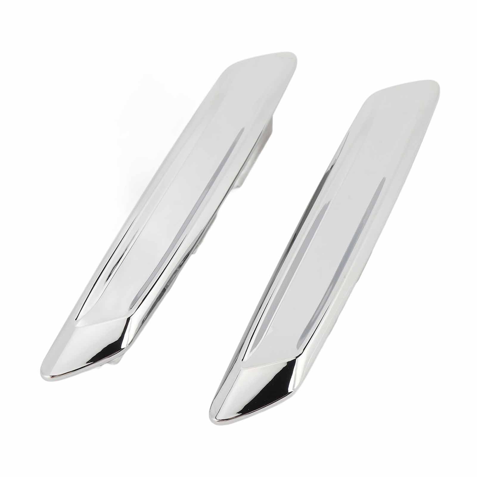 1 Pair Side Mudguard Trim Finisher 51137336645 Left Right Chrome Front Mudguard