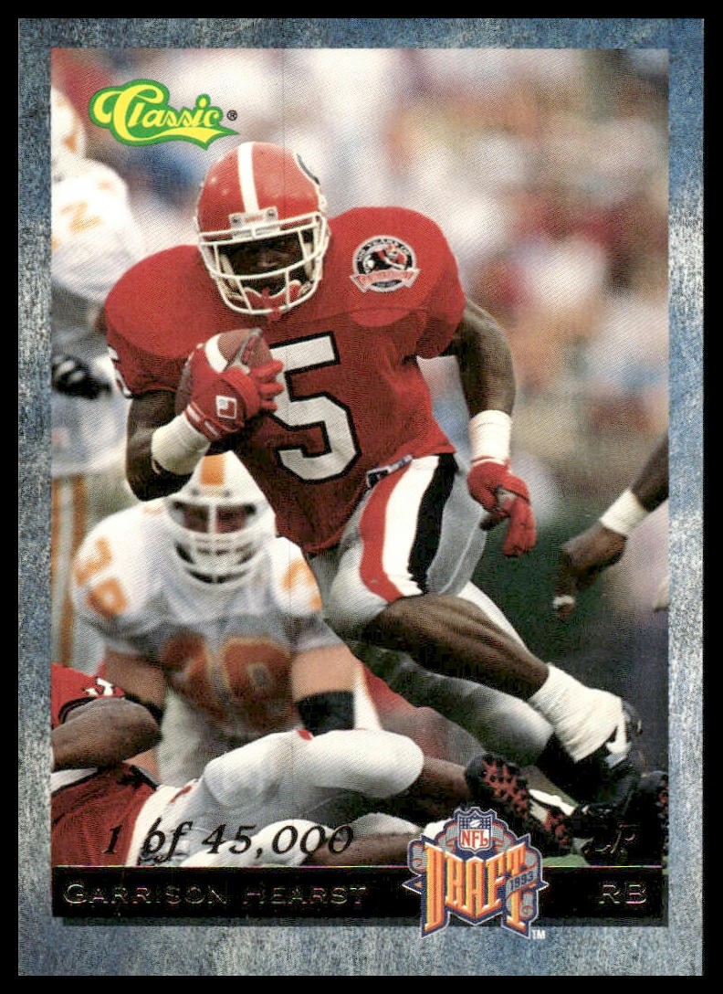 Garrison Hearst 1993 Classic #LP3 Limited Prints Phoenix Cardinals