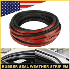 1X 5M L shape Rubber Seal Weather Strip Trim For Car Windshield Sunroof Hood EOM