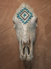 Blinged Out Real Cow Skull