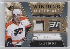 2014-15 SPx Winning Materials Gold 7/10 Claude Giroux #WM-CG 2d8