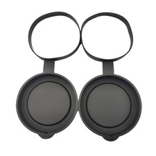 2 Pieces Binoculars  Rubber Objective Lens  Binocular Best Protect 61-63MM N5I8