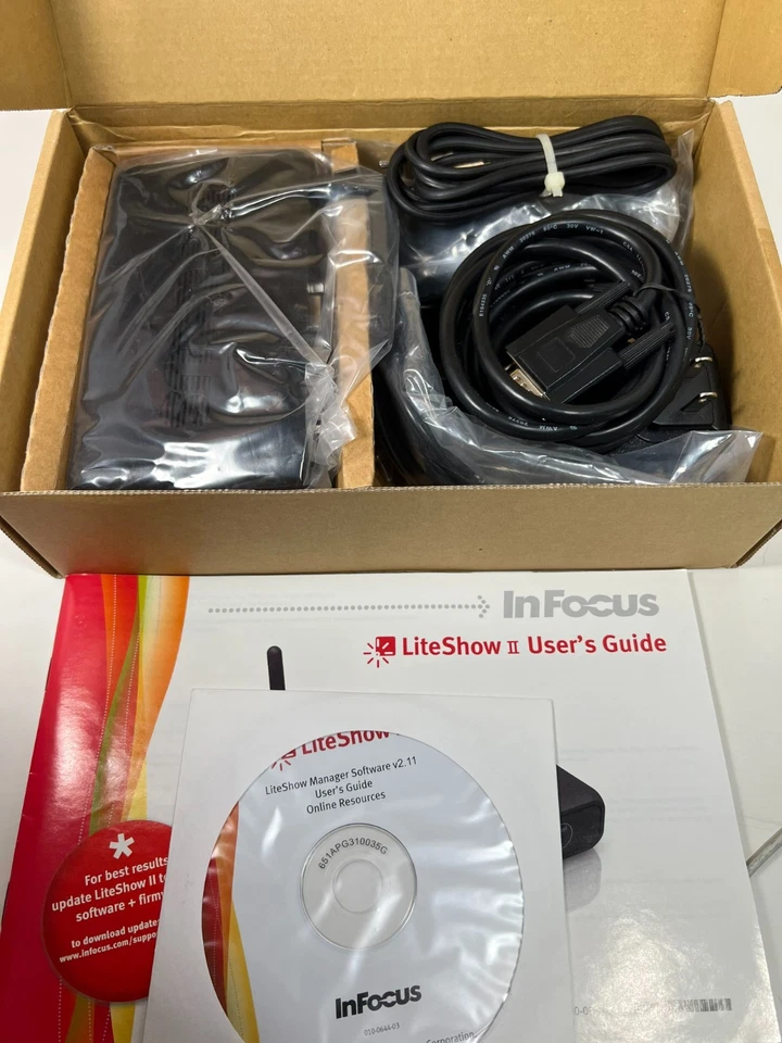 InFocus LiteShow II Secure Wireless Wifi Projection System for any VGA Projector - Image 4 of 4