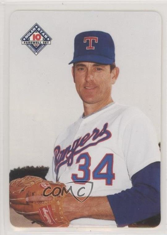 1993 Mother's Cookies Nolan Ryan Farewell Set Nolan Ryan #6 HOF hn8