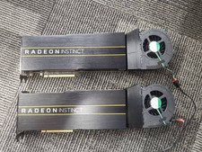 2P Amd Radeon Instinct Mi50 32Gb Gpu Server Workstation Graphics Card w fan kit