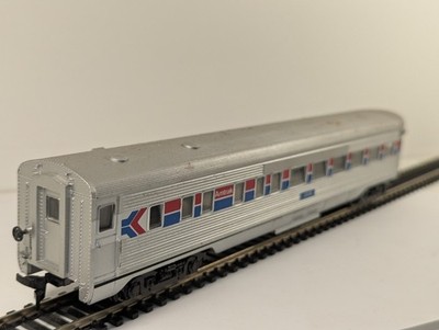 Athearn 1839 Spur HO Silber Amtrak Stromlinien-Aussichtswagen verpackt