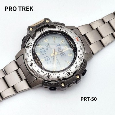 CASIO PRO TREK PRT-50 Twin Sensor Watch Used