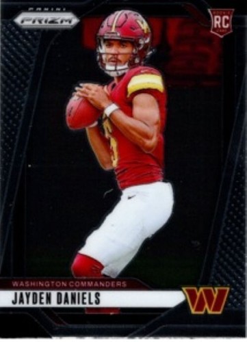 2024 Panini Prizm - Jayden Daniels Rookies Red White & Blue Prizm + Base #347🔥 - Picture 3 of 4