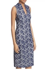 Alice Olivia 'Jacki' V-Neck Sleeveless Lace Sheath Dress Size 4 NWT MSRP$485